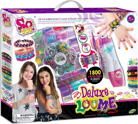 Tasia dispozitiv de împletire pentru brățări din elastice fără latex – 1800 buc