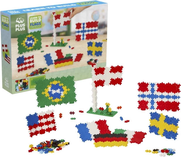 Plus-Plus set de construcție Steagurile lumii