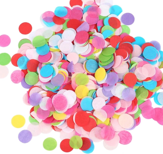Confetti cu lansare din tub de 20 cm (2 buc) MY PARTY