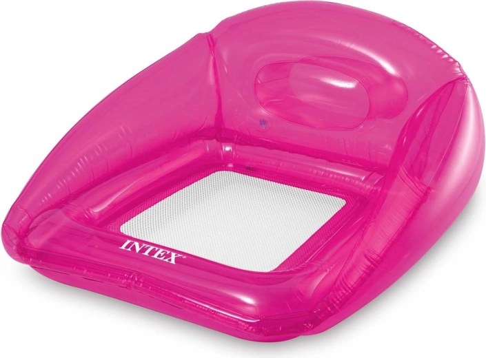Fotoliu plutitor gonflabil roz Intex