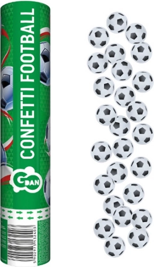 Confetti pneumatice din hârtie fotbal