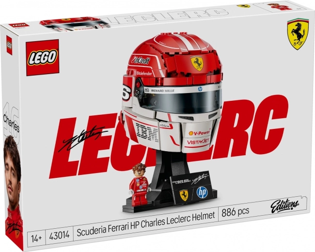LEGO Editions cască Charles Leclerc Scuderia Ferrari HP