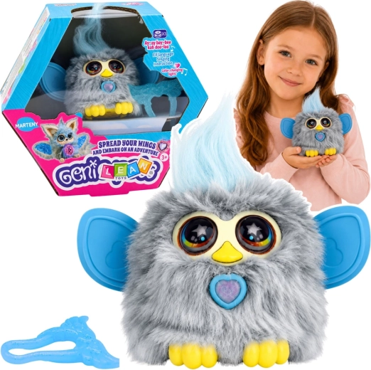 Creatură interactivă Genie Pets cu lumini și sunete, gri