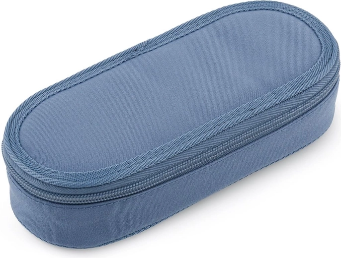 Penar oval pentru elevi Topgal, albastru denim