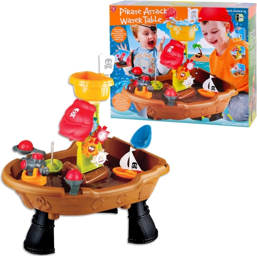 PlayGo masă de apă Atacul piraților – set de 22 de piese