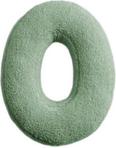 Mealini literă de pluș O verde - 1 bucată