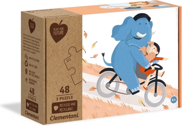 Clementoni Play For Future puzzle animalele mele prietene