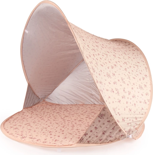 Cort de plajă pliabil pentru copii Bieco cu protecție UV Dreamy Flowers