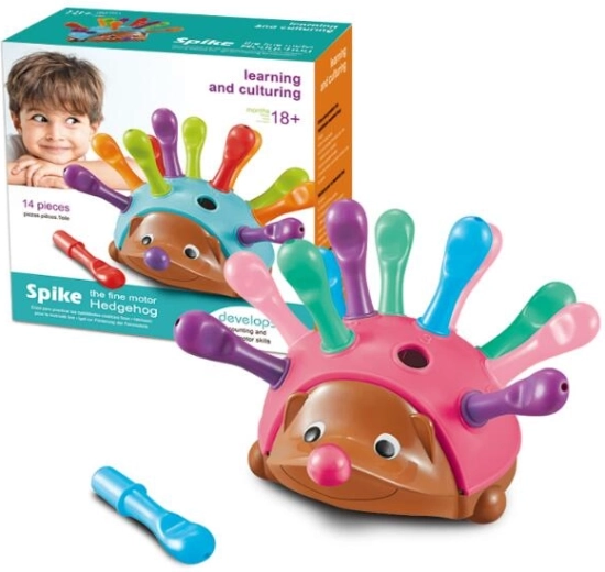 Puzzle educativ arici, 14 piese