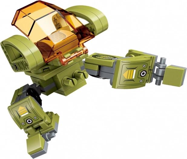 Qman Thunder Expedition Battle Car – mașina Berserker set de construcție