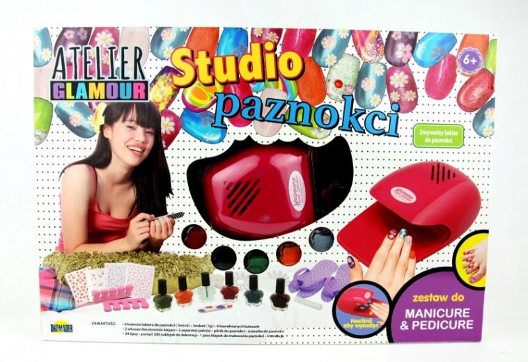 Set de manichiură Atelier Glamour Studio pentru unghii