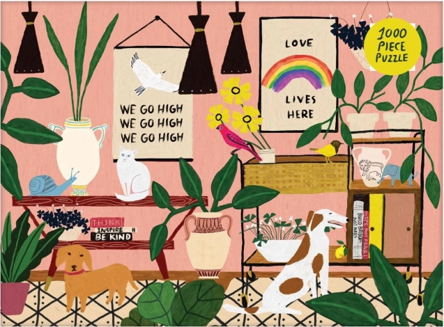 GALISON Puzzle Aici locuiește iubirea 1000 de piese