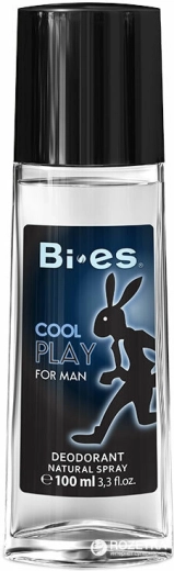 Deodorant bărbătesc parfumat în sticlă BI-ES Cool Play 100 ml