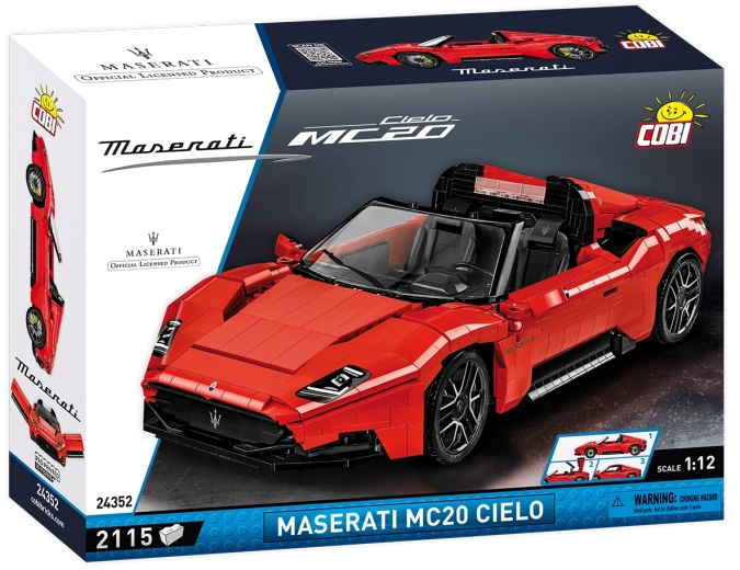 Set de construcție Cobi Maserati MC20 Cielo la scara 1:12 (2115 piese)