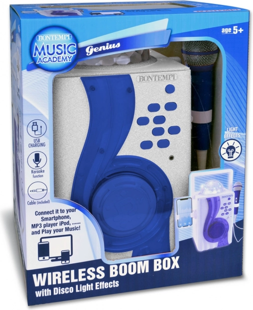 Karaoke Boom Box cu Efecte de Lumină Disco