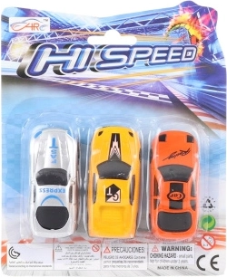 Set de mașinuțe din plastic, 3 buc.