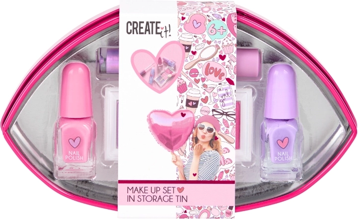 Create It! Love set de machiaj pentru copii în formă de buze