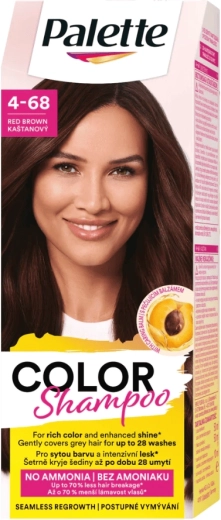 Palette Color Shampoo 4-68 castaniu 50 ml