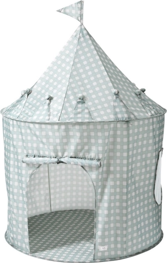 Cort pentru copii 3 Sprouts recycled gingham blue