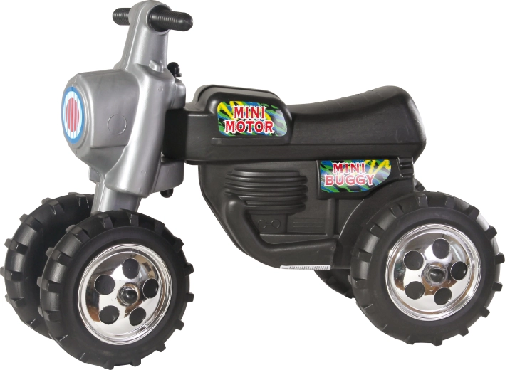 Bicicletă de echilibru Cross 2 Motor, neagră, pentru copii