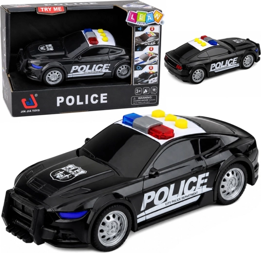 Mașină de poliție (radiomașină) cu lumini și sunete 1:32 - 1 bucată