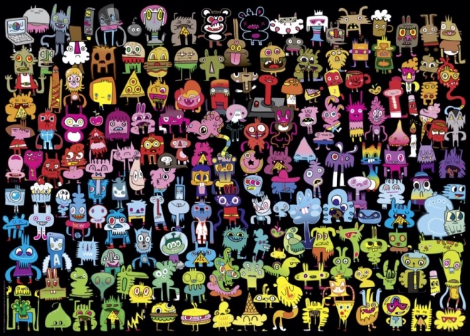 Puzzle Heye Tęčové Doodle