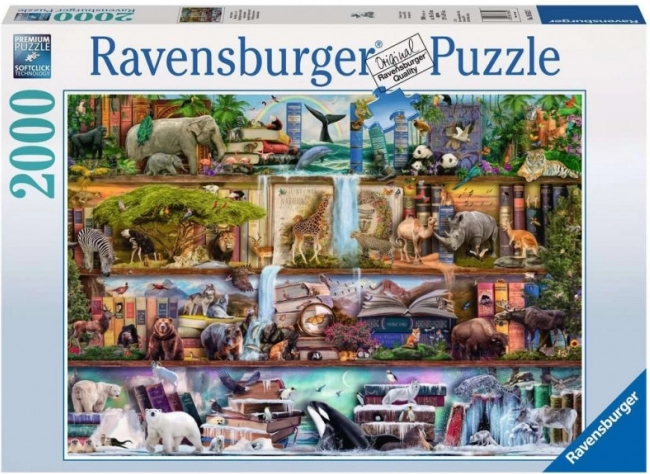 Puzzle Ravensburger Regatul animalelor sălbatice 2000 de piese
