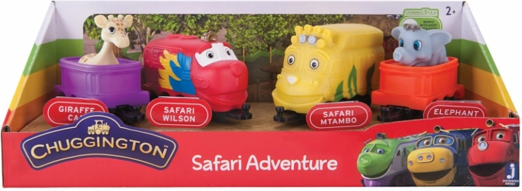 Chuggington set de trenulețe Safari Park (4 buc.)