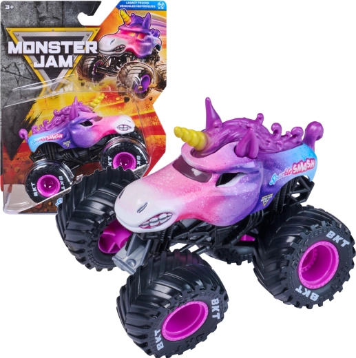 Monster Jam Sparkle Smash camion monstru la scara 1:64