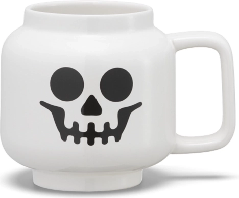 Cană din ceramică LEGO – cap de minifigurină schelet 255 ml