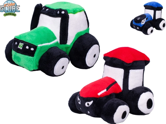 Tractor de pluș Kids Globe Farming 13 cm