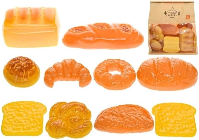 Set de produse de panificație pentru copii, 10 piese, în săculeț de hârtie