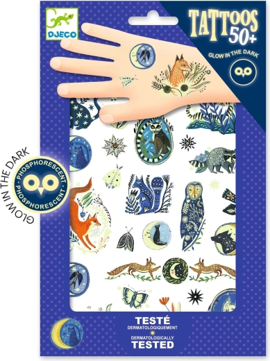 DJECO tatuaje Natură de noapte