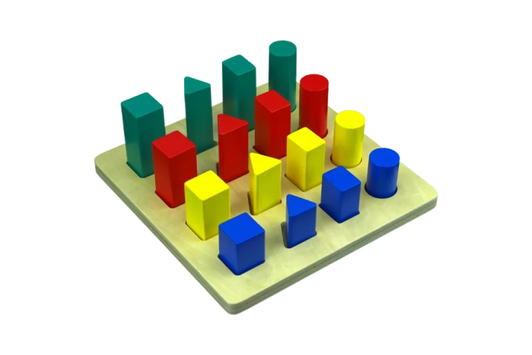 Scară Montessori – corpuri geometrice