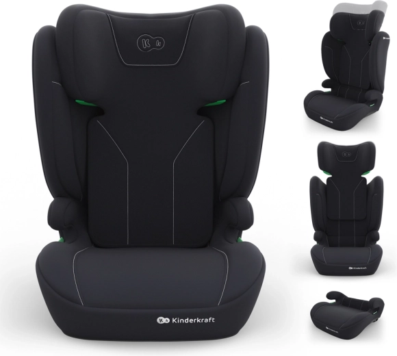 Scaun auto Kinderkraft i-Spark 2 Plus i-Size 100–150 cm black