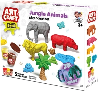 Set Art Craft pentru modelarea animăluțelor din junglă