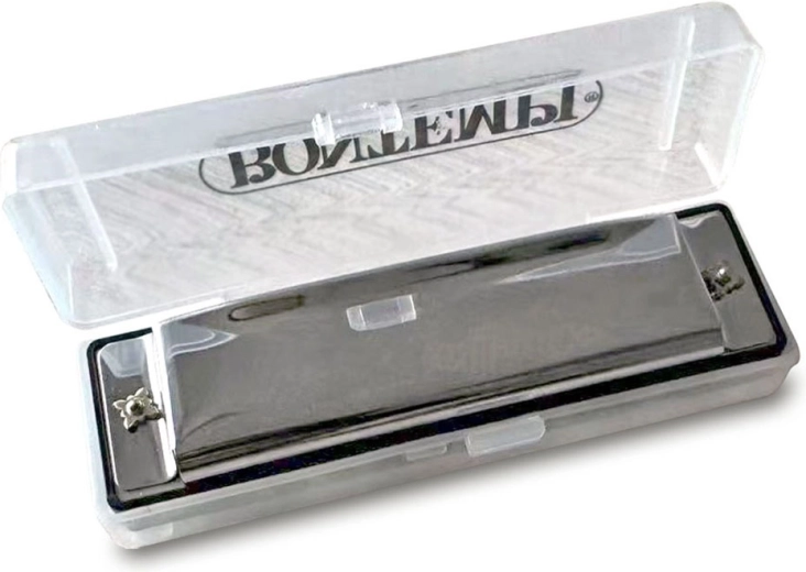 Harmonică de suflat metalică pentru copii Bontempi