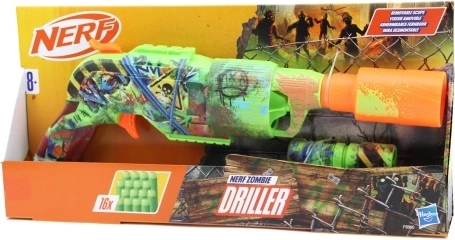 Nerf Zombie Driller blaster cu tambur rotativ