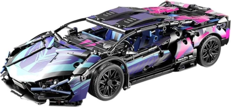 Set de construcție mașină sport 1:14, 1280 piese