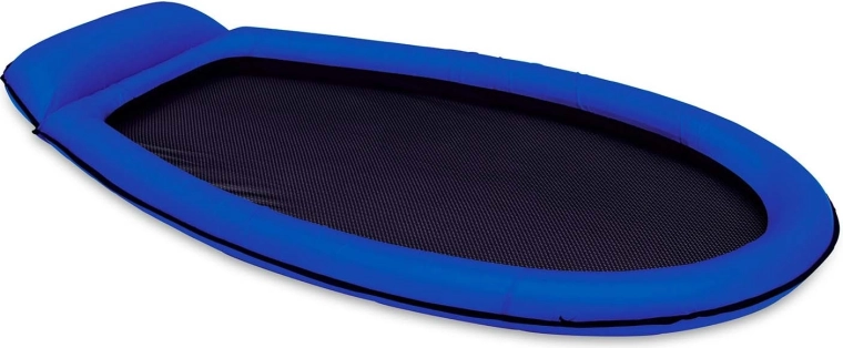 Saltea de plajă cu fund din plasă 178 × 94 cm albastră Intex