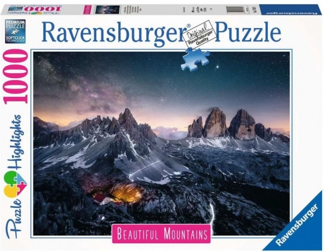 Puzzle Trei Turnuri Dolomiți 1000 de piese Ravensburger