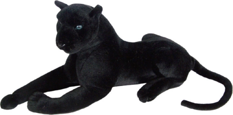 Panter negru de pluș 90 cm