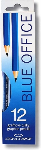 Creioane grafit CONCORDE Blue Office HB, 12 buc