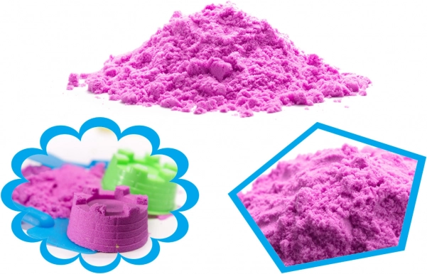 Nisip kinetic magic pentru copii 1 kg – Mov