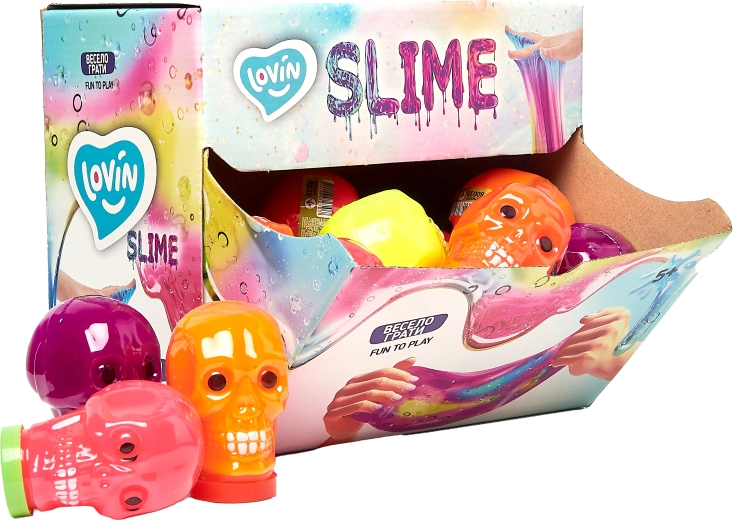 Slime antistres Lovin, craniu, 100 ml - 1 bucată