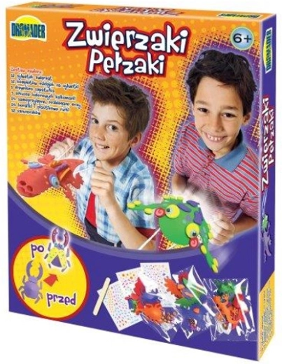 Set creativ – animăluțe care se cațără pe sfoară