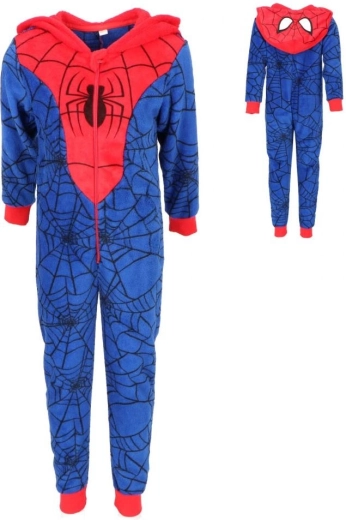 Combinezon din fleece Spider-Man pentru copii