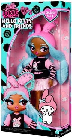 Păpușă de modă L.O.L. Surprise O.M.G. Hello Kitty și My Melody - 1 bucată