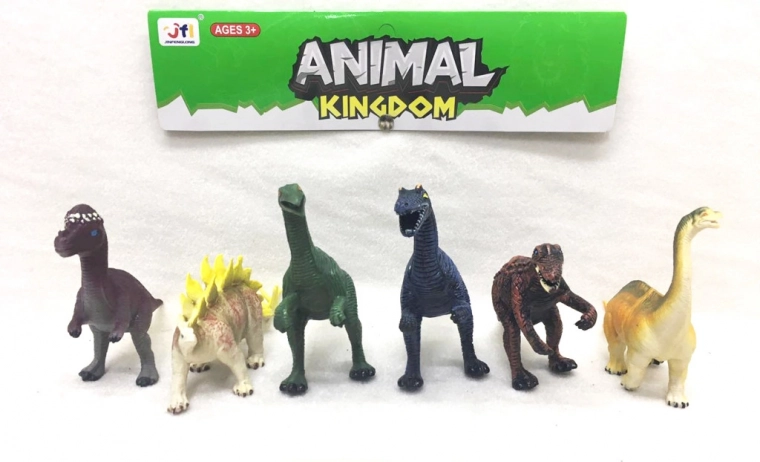 Animale preistorice – set de figurine 6 bucăți în plasă