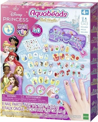 Aquabeads Disney Princess studio pentru decorarea unghiilor